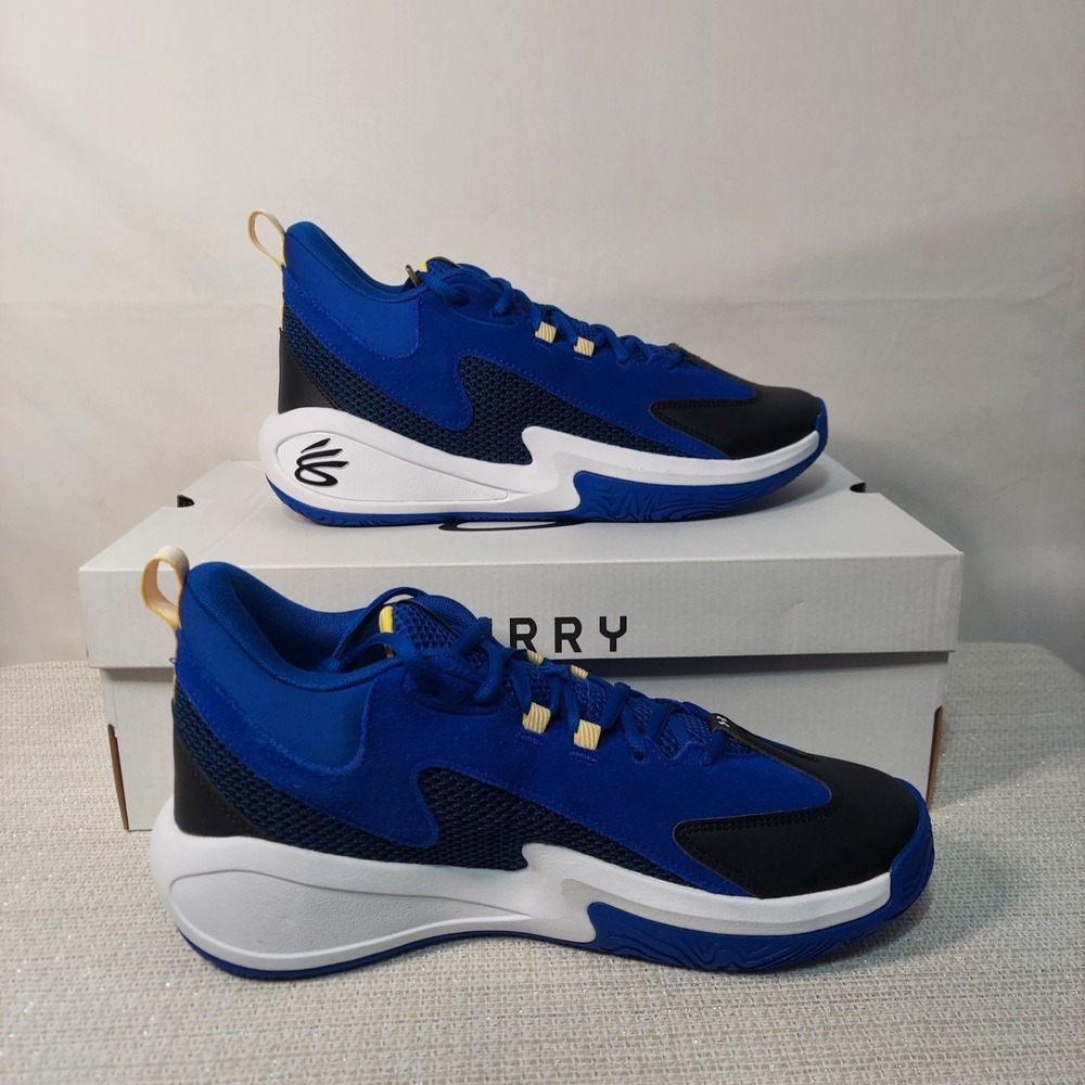 Under Armour Curry 3Z 25 SDE Royal Blue/White/Yellow 6000750-400 Men's Size 11